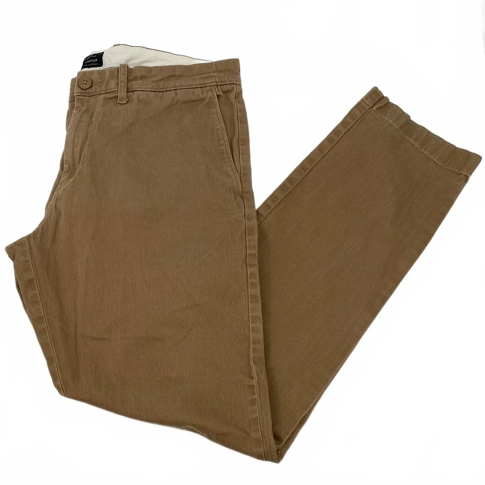 J. Crew Tan Cotton Blend Chinos 484 Slim | Men’s 32 Regular